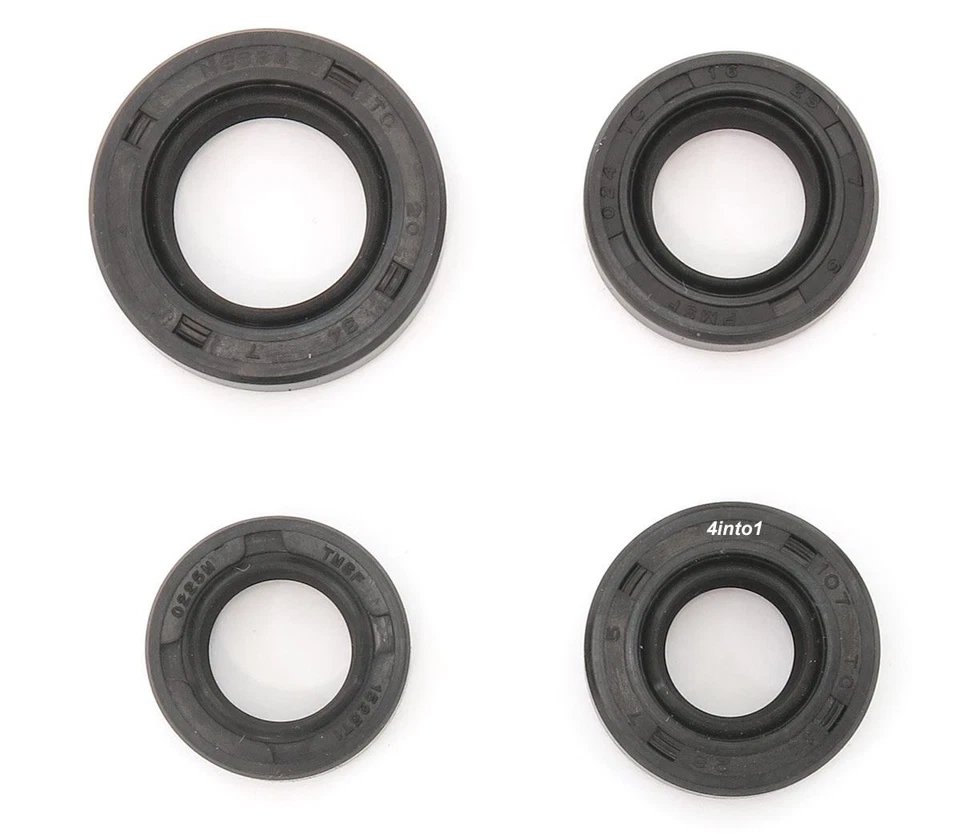 Kit de sellado de aceite de motor - Honda CB/CL/SL/XL100 CB/CL125S SL/TL/XL125 - 4 sellos Foto 1 de 1
