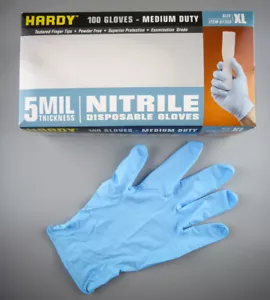 Nitrile Gloves 100 XL 5mil Disposable Latex & Powder Free - New Boxed - Picture 1 of 7