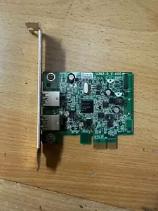 DELL DUAL PORT USB 3.0 PCIE EXPANSION CARD U3N2-D 0YJ94F JBT-5 - Picture 1 of 3