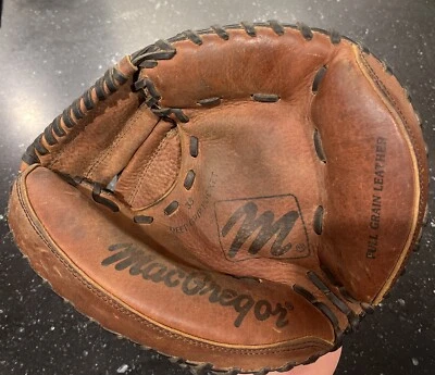 MacGregor MCCM100X Leather Catchers Baseball Glove Mitt Right Hand Adult - Image 1 of 4