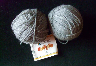 Schachenmayr nomotta "Nordland", silbergraue reine Schurwolle, ca. 195g neu - Bild 1 von 2