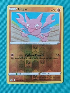 095/196 Gligar Reverse Holo Lost Origin Pokémon TCG Card Sword Shield SWSH 2022