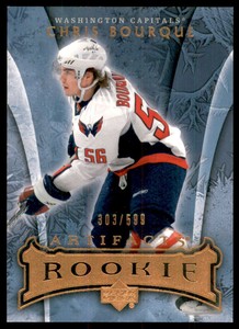 2007-08 Artifacts #238 Chris Bourque RC /599 - NM-MT