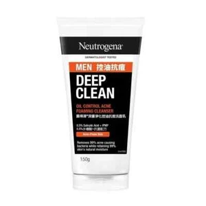 [NEUTROGENA] MEN'S Deep Clean Oil Control Acne Foaming Facial Wash Cleanser 150g - Picture 1 of 2