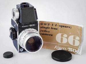 Cámara réflex de formato medio KOWA SIX 6x6 probada con película con lente 85 mm f/2,8 - JAPÓN - Imagen 1 de 15