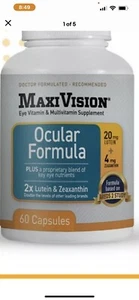 MedOp Vitamin 2X Lutein & Zeaxanthin MaxiVision® Ocular Formula Fast Free Ship - Picture 1 of 2