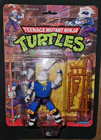 Teenage Mutant Ninja Turtles Usagi Yojimbo Playmates 1989 MOC Vintage Figure Cover