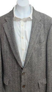 Blazer de pelo camel traje chaqueta gris hecho en Texas Butch Hoffers para hombre talla 42L - Imagen 1 de 11