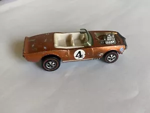 1970 Hot Wheels Redline LIGHT MY FIREBIRD Orange HK White Interior tough SPOILER - Picture 1 of 9