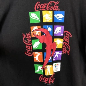 Camiseta Coca Cola Nagano Juegos Olímpicos Para Hombre Talla Mediana De Colección Coca-Cola 1998 De Colección - Imagen 1 de 8