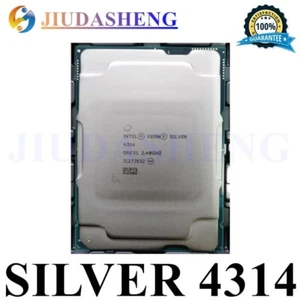 INTEL XEON SILVER 4314 16 CORE 2.40GHZ 24MB 135W FCLGA4189 CPU PROCESSOR SRKXL - Picture 1 of 3