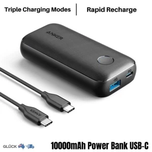Anker PowerCore 10000 PD Redux, 10000mAh Power Bank USB-C Power Delivery (18W) P - Picture 1 of 8
