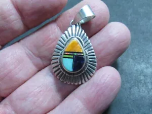 colgante turquesa ópalo nativo americano - Imagen 1 de 10