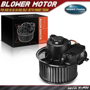 A/C Blower Motor & Resistor for Audi A3 TT Quattro Volkswagen Jetta CC Golf GTI - Picture 1 of 8