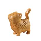 Wooden Wooden Cat Ornament Small Animal Miniatures