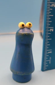 Vintage 1976 Fisher Price Little People Sesame Street COOKIE MONSTER Figure Toy - Picture 1 of 3