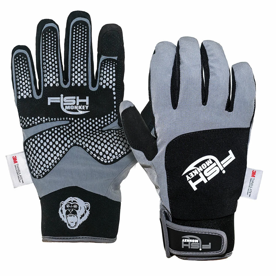Fish Monkey Stealth DryTec Winter/Ice Fishing Gloves w/ 3M Thinsulate Insulation - Image 1 of 1