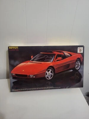 MRC Fujima Ferrari 348ts 1/24 Scale Model New In Open Box Parts Are Sealed - Image 1 of 4