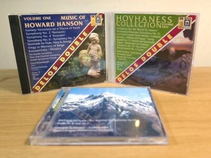 3 CDs Signed By Gerard Schwarz Hovhaness Hanson Strauss Delos NM CD - Picture 1 of 18