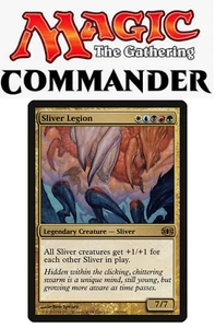 Sliver Legion SLIVER TRIBAL Magic MTG Custom Commander Deck - Picture 1 of 2