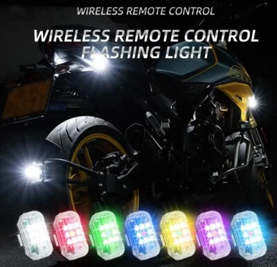 Remote Control Wireless LED Strobe Rechargeable Flashing Light - Image 1 of 4