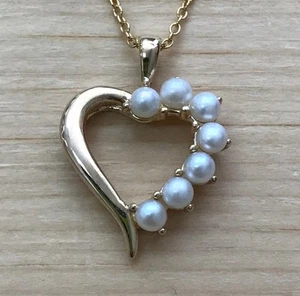 GENUINE FRESH WATER PEARL PENDANT NECKLACE NEW - Picture 1 of 1