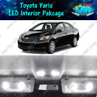 White Interior LED Lights Package Kit for 2007 - 2010 2011 Toyota Yaris Sedan