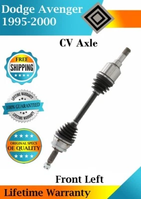 New OE Front Left CV Axle For 1995-2000 Dodge Avenger 2.0L 2.5L Lifetime Warran. - Image 1 of 4