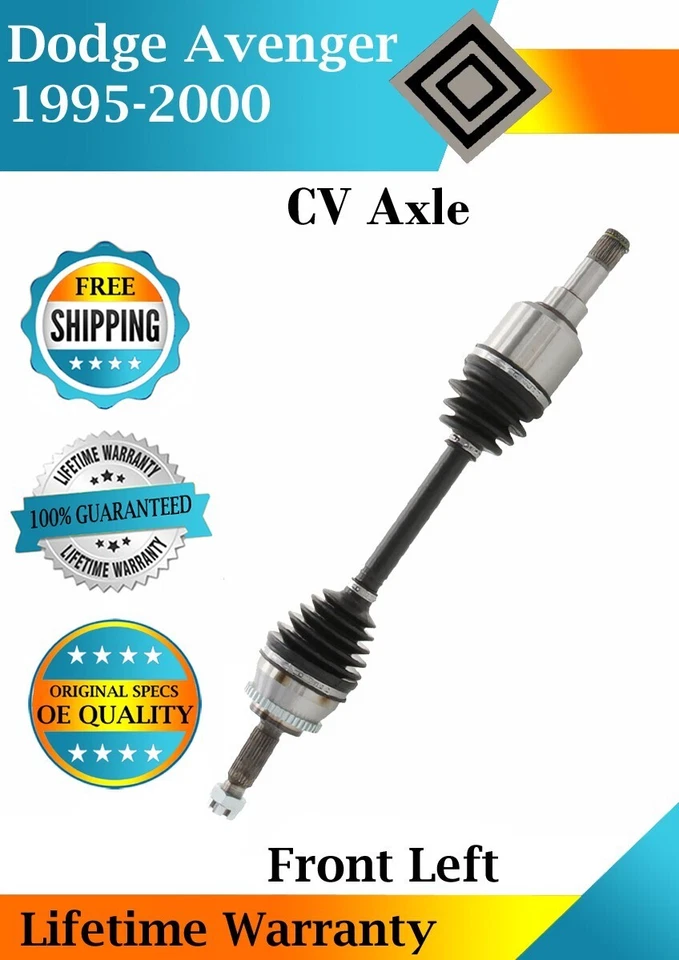 Nuevo eje CV delantero izquierdo OE para Dodge Avenger 1995-2000 2,0 L 2,5 L garantía de por vida. Foto 1 de 4
