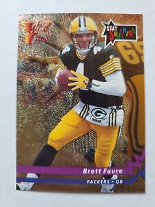 1993 Wild Card Brett Favre STAT SMASHER GOLD PARALLEL card #CSS-107 RARE!
