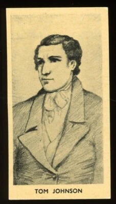 1938 F.C. Cartledge Famous Prize Fighters Boxing Glossy #3 Tom Johnson EX/MT *d2 - Image 1 of 2