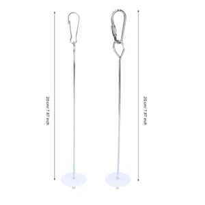 2PCS Stainless Steel Pet Bird Hanging Feeder Food Vegetable Fruit Hol - Picture 1 of 9