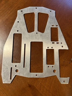 Sg Racing Car Space Piastra Radio Plate  Mantua Vintage Rc 1/8 Ops Picco Robbe - Immagine 1 di 4