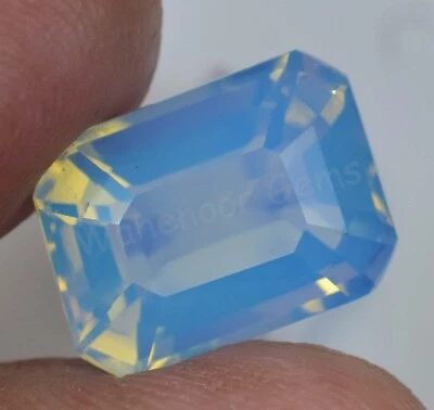 Natural Cornflower Blue Opal 7.30 Ct Emerald Welo Australian Certified Gemstone - Image 1 of 4