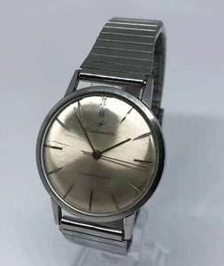 Reloj automático SEIKO Seikomatic. Estuche de 35 mm. Esfera plateada. Vintage década de 1960. Para hombre. - Imagen 1 de 9
