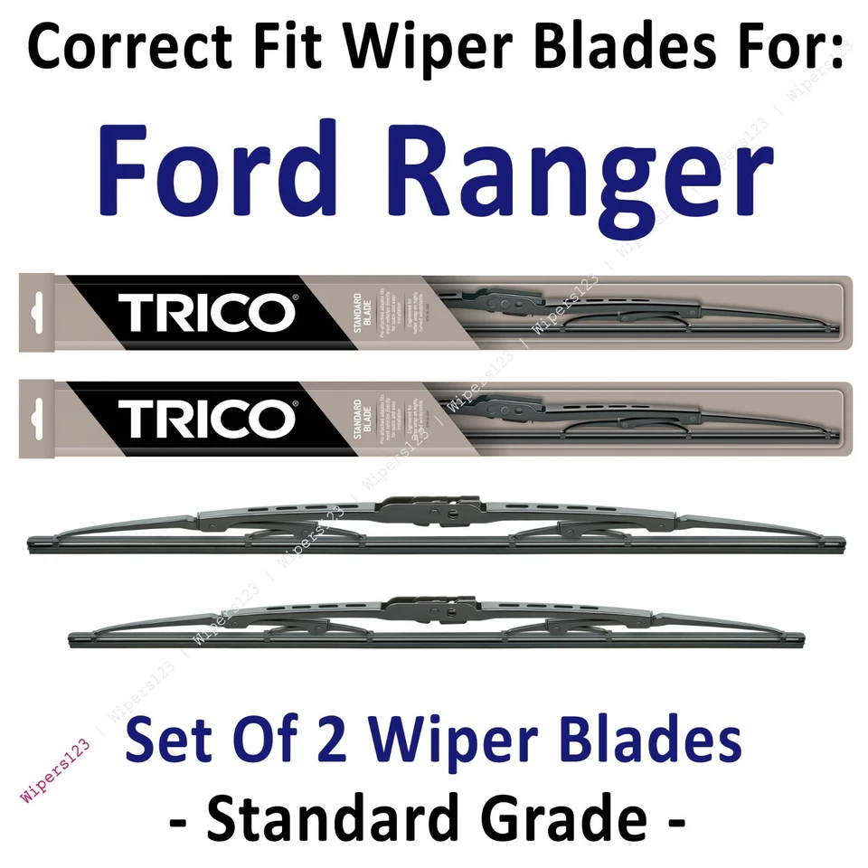 Стандартные стеклоочистители 2 шт. в упаковке — подходят для Ford Ranger 2019+ — 30260/160 - Изображение 1 из 1