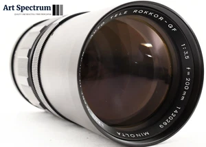 [Opt N Mint] Minolta Auto Tele Rokkor-QF 200mm f3.5 Standard Telephoto Lens - Picture 1 of 12
