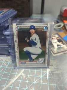 2020 Bowman Chrome Draft 1st Bobby Miller #BD-38 Dodgers