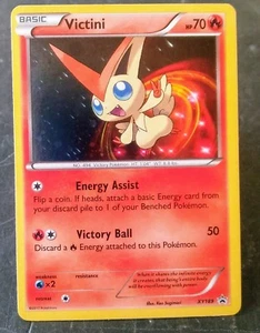 2017 POKEMON XY VICTINI HL 70 ULTRA RARE HOLO FOIL PROMO CARD XY189 NM - Picture 1 of 2