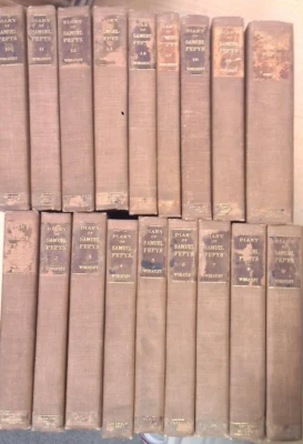 DIARY OF SAMUEL PEPYS, 18 VOLS Foto 1 de 4