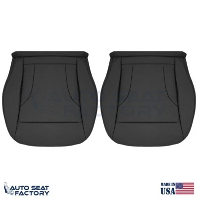 Cubierta de asiento de vinilo negra inferior del lado del conductor y del pasajero para Audi Q5 2013-2017 Foto 1 de 4