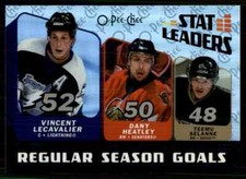 2007-08 O-Pee-Chee Stat Leaders Vincent Lecavalier/Dany Heatley/Teemu Selanne