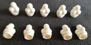 NEW Lego X10 White Scoop Ice Cream Dessert Food Friends City - Picture 1 of 3