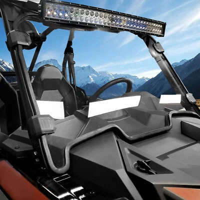 Front Full Windshield Scratch-Resistant For Polaris RZR XP 1000 /4 Turbo 2019-23 - Image 1 of 4