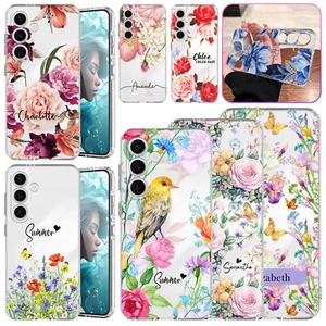 Flower Soft Case For Samsung Galaxy A15 A16 A25 A35 A26 Personalised Phone Cover - Photo 1 sur 57