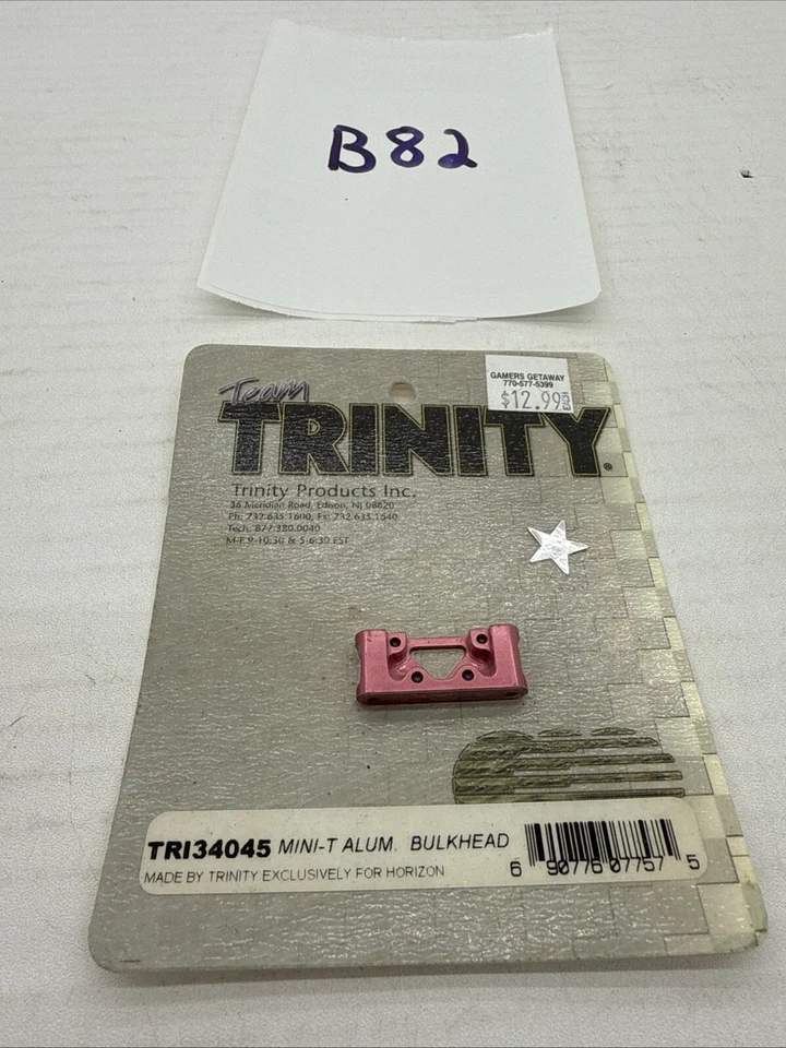 RC Trinity Losi Mini T Front Lower Bulkhead Aluminum Red (1) TRI 34045 - Image 1 of 1