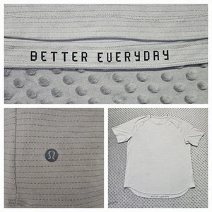 Lululemon License To Train Drysense Short Sleeve Mens Shirt Sz. XXL Gray - Picture 1 of 11