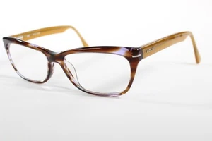 Police Eyeglasses V 1775 Women Brown Full Rim Plastic Eyewear Glasses Frames - Picture 1 of 4