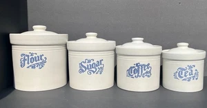 Vintage Pfaltzgraff Yorktowne 4er Set Küchenkanister (1967-80) - EUC - Bild 1 von 17