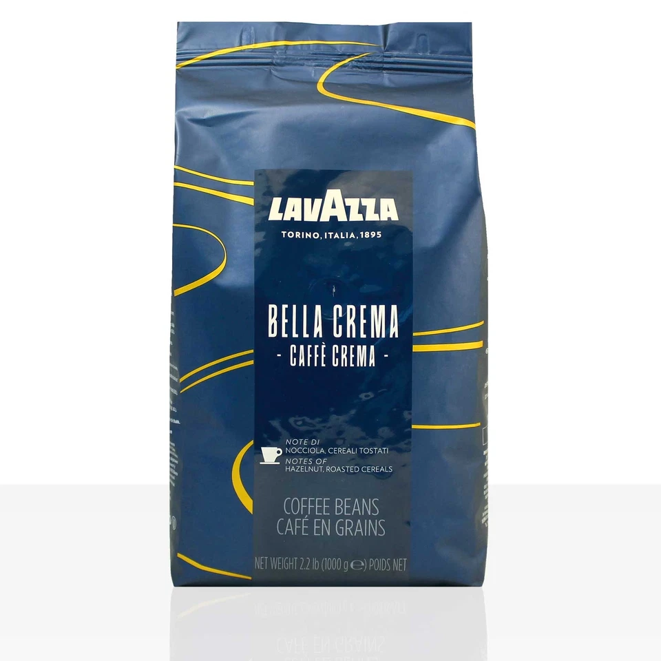 Lavazza Bella Crema Caffè Crema - 1kg Caffè in grani interi, 100% Arabica